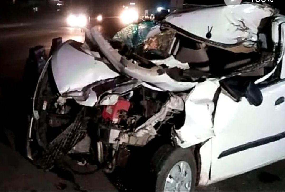 one death and three injured in road accident