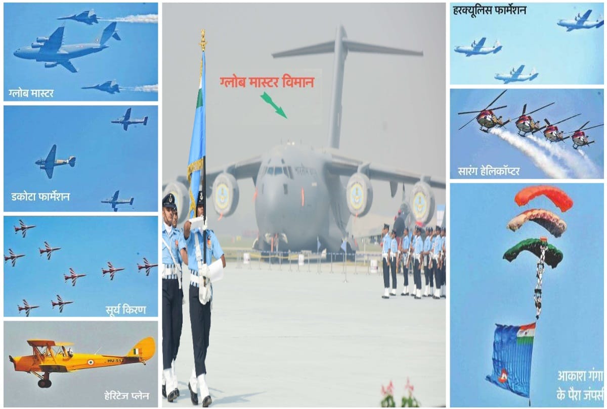 Indian air force day in pictures india shows its power to world on 87th foundation day