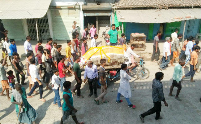 funeral ceremony of Bull occured at Bihar's Gaya