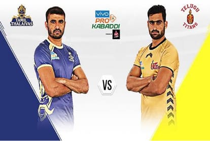 Tamil Thalaivas vs Telugu Titans match live updates pro kabaddi league 2018