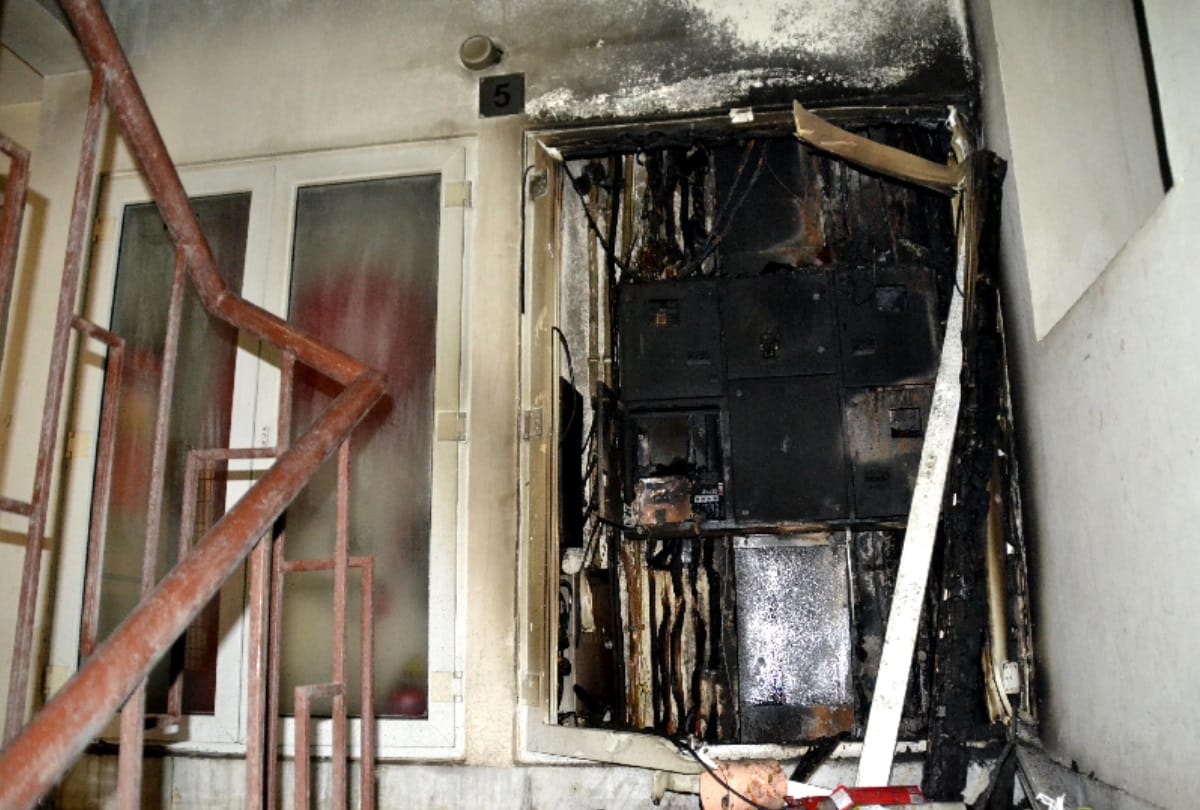 interior designer saved many from highrise fire in Tulip Orange but dies as locked gate traps her
