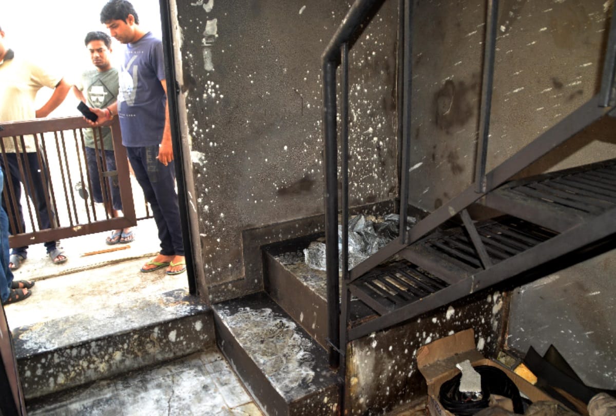 interior designer saved many from highrise fire in Tulip Orange but dies as locked gate traps her