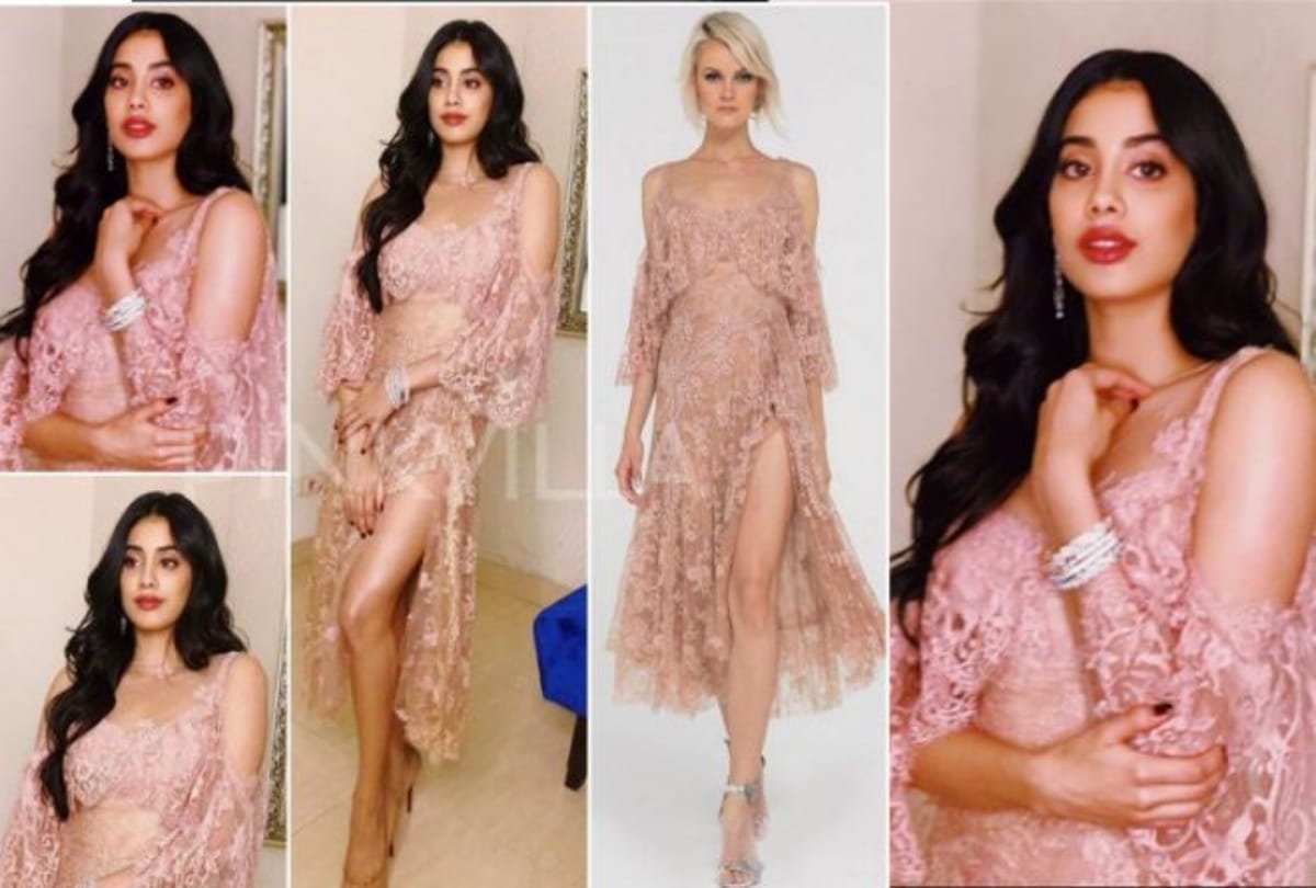Koffee With Karan 6 Janhvi Kapoor sizzled in pink lace dress