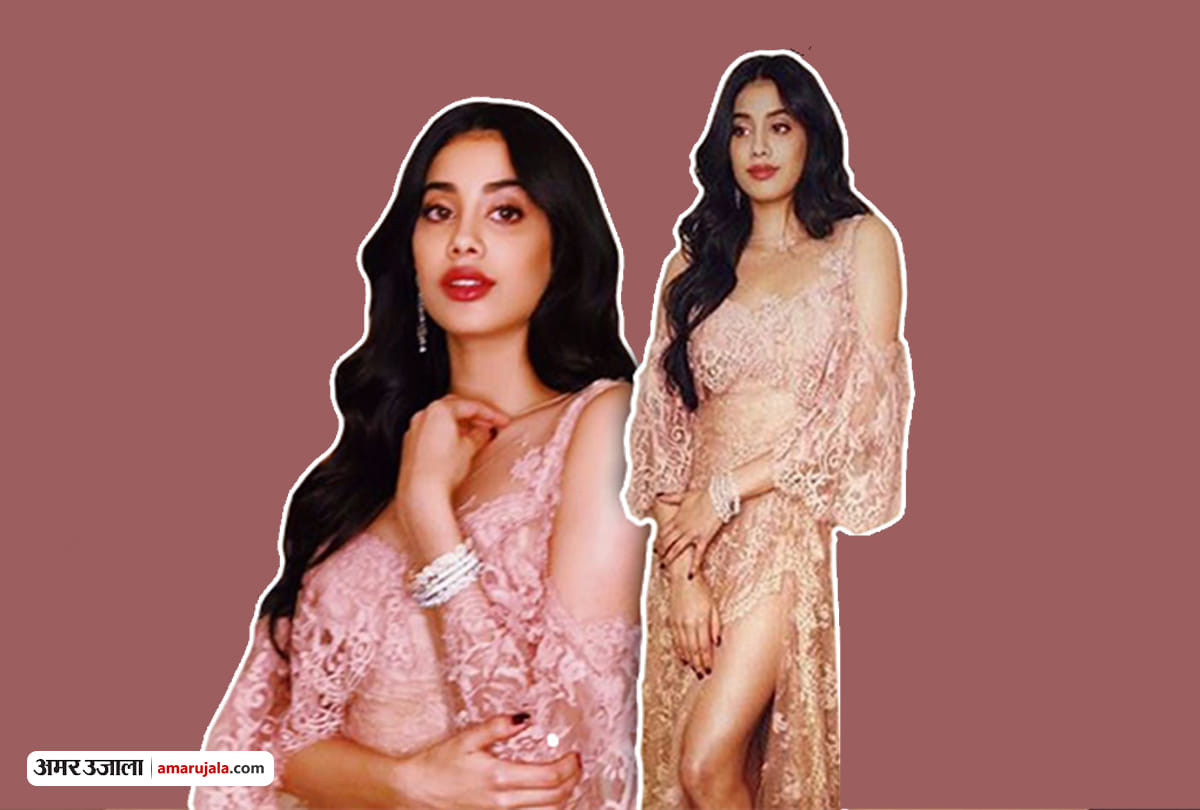 Koffee With Karan 6 Janhvi Kapoor sizzled in pink lace dress