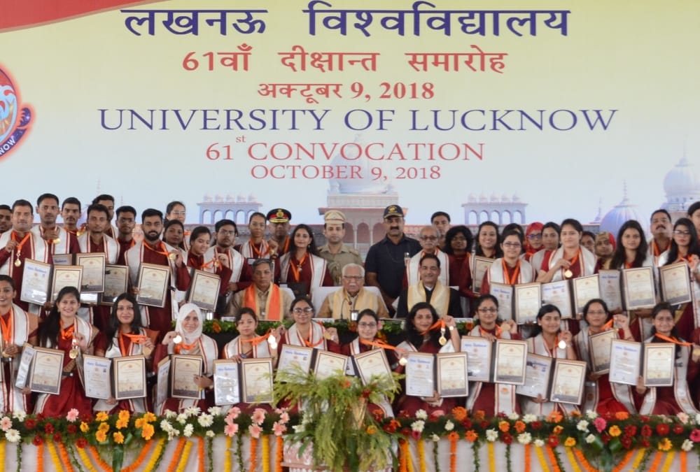 convocation day of lucknow university.