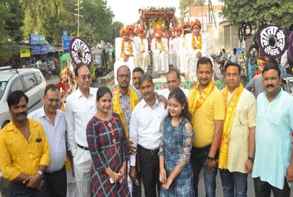 The shobha yatra of Maharaja Agrasen