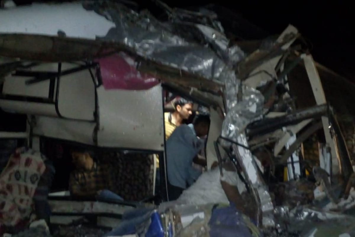 5 people died and 9 inured in an accident near nagpur