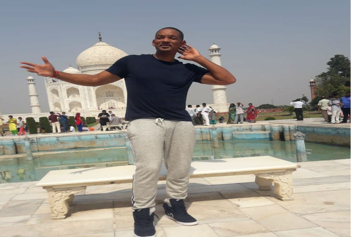 Hollywood actor Will Smith saw the Taj Mahal