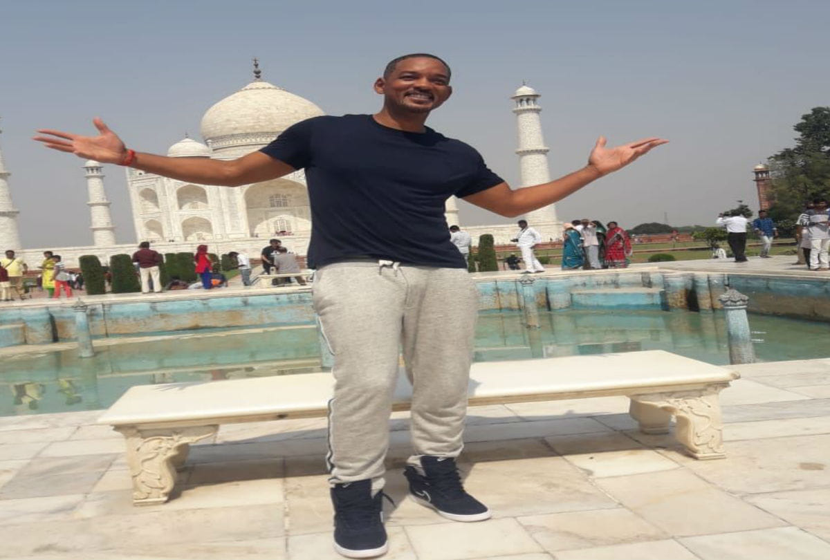 Hollywood actor Will Smith saw the Taj Mahal