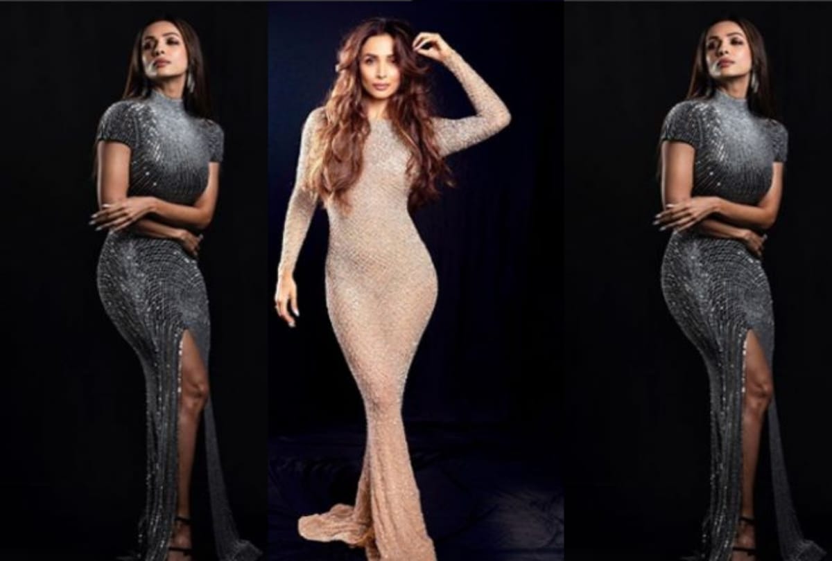 Malaika Arora looks drop dead gorgeous in sequin bodycon gown by Yousef Aljasm