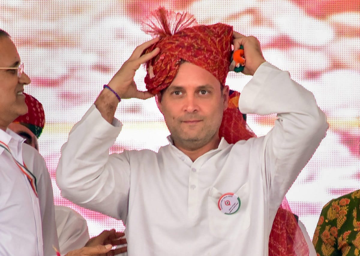 Photo of the day: Rahul Gandhi in Rajasthan Rally