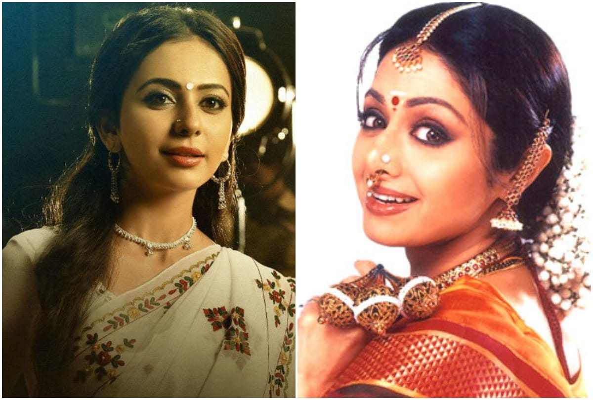 Rakul Preet portrays the part of the legendary actress Sridevi in NTR Biopic