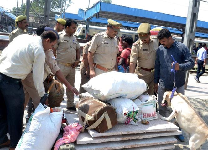 Stirred with information Aligarh railway station bomb blast