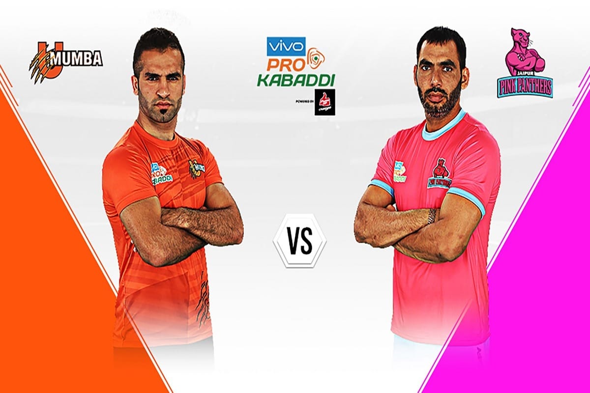 jaipur pink panthers vs u mumba live match updates in pro kabaddi league 2018