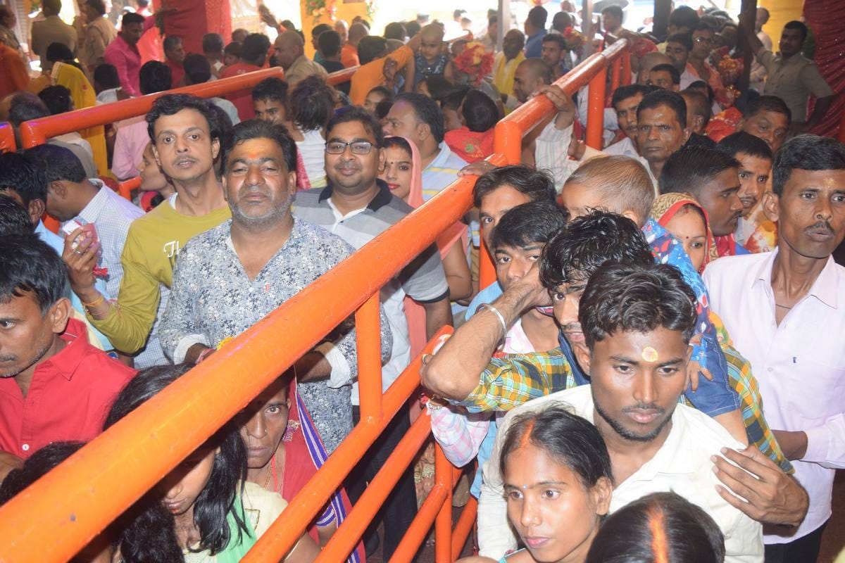 Navaratri celebration in many temple at varanasi