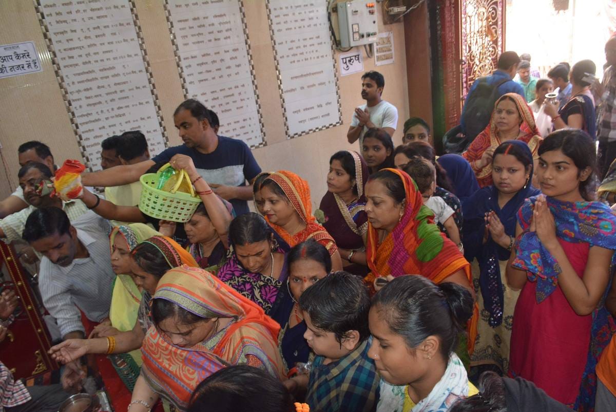 Navaratri celebration in many temple at varanasi
