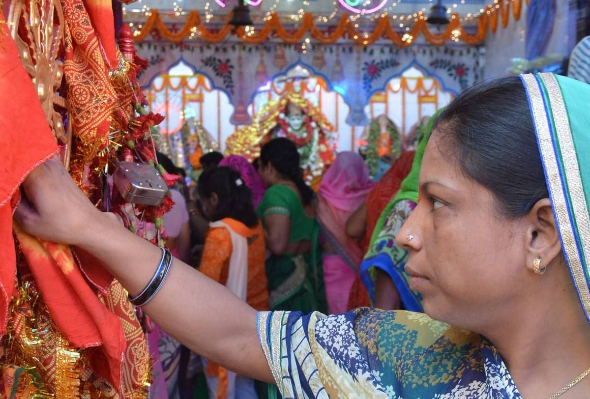 Navaratri celebration in many temple at varanasi