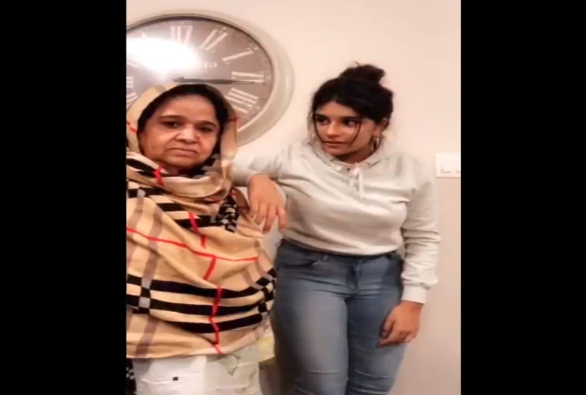 Girl Dance video viral with her grandmother