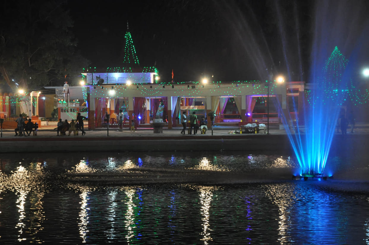 Goddess Chandraghanta is echoed by the joys of temple complex