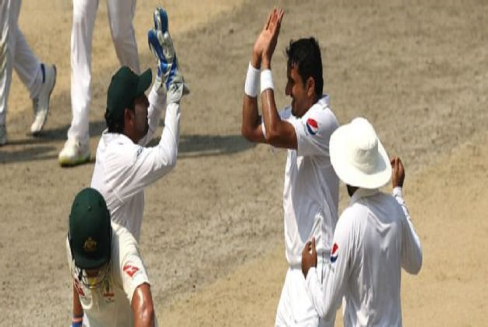 pakistan require 7 wickets to win 1st test over australia at dubai