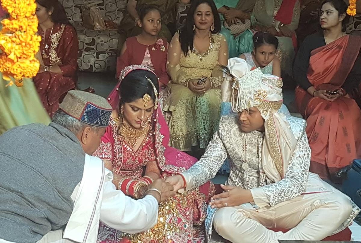 Ins Team Tarini Lt Commander Pratibha Jamwal Aasum Sharma tie the knot in Palampur Himachal Pradesh