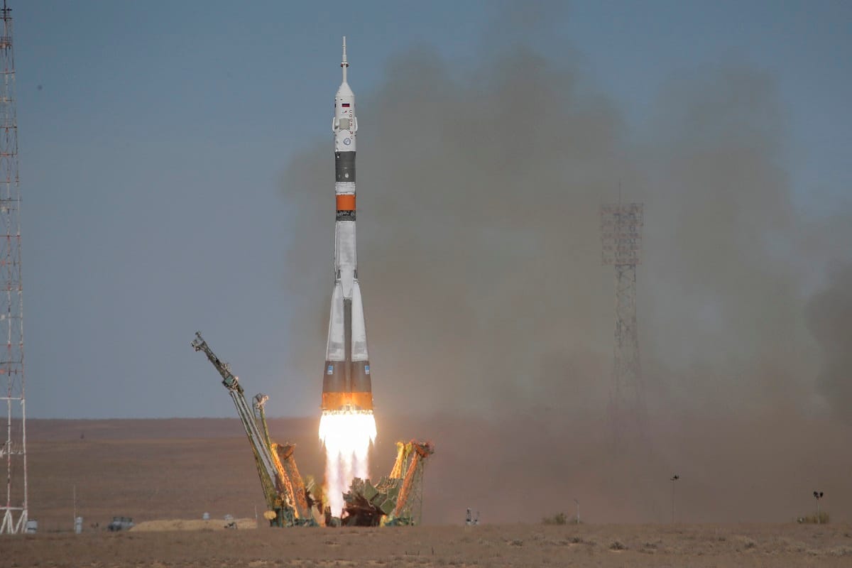 A Russian Soyuz spacecraft lunching failure all astronauts safe 