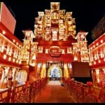 पद्मावत के महल जैसा दुर्गा पूजा पंडाल