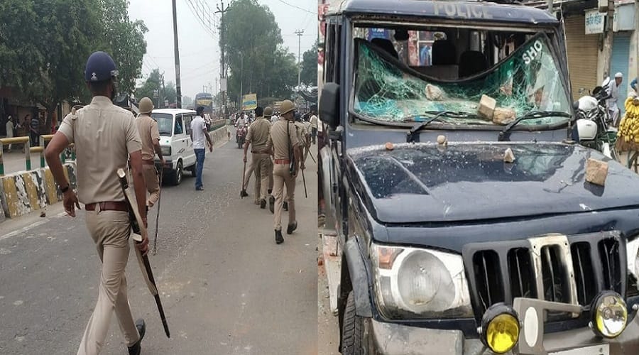 Conflict in two different communities in Bijnor and many injured