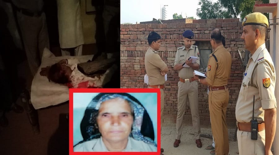 Murder of woman in baghpat and loot in farmer house
