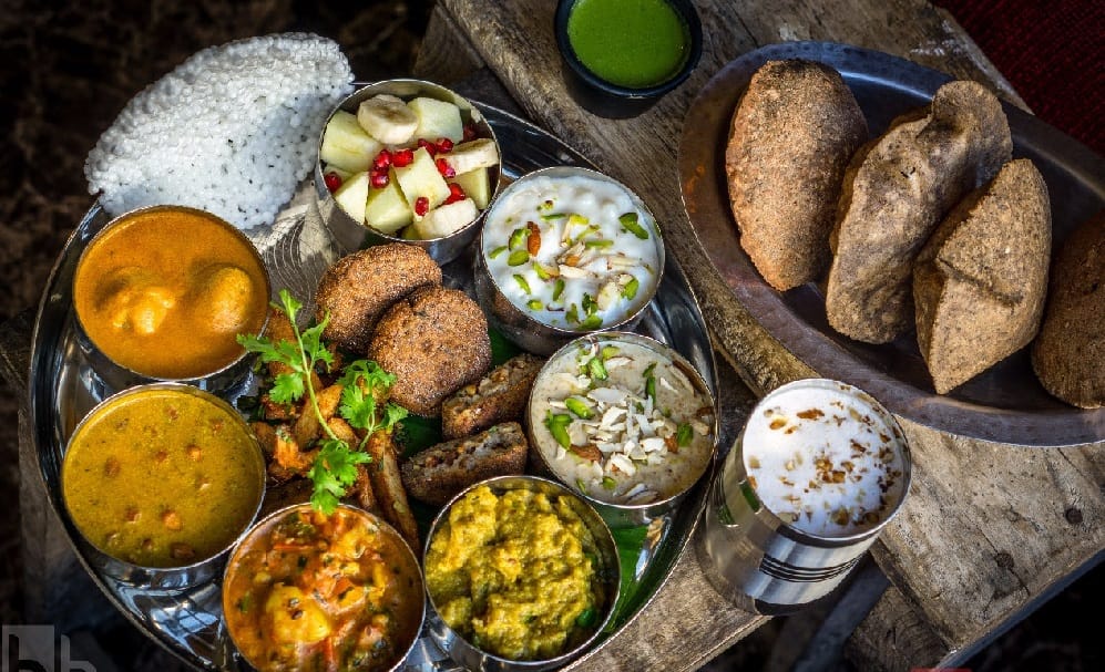 Navaratri 2018 Special arrangement of fruit plate for you in fasting