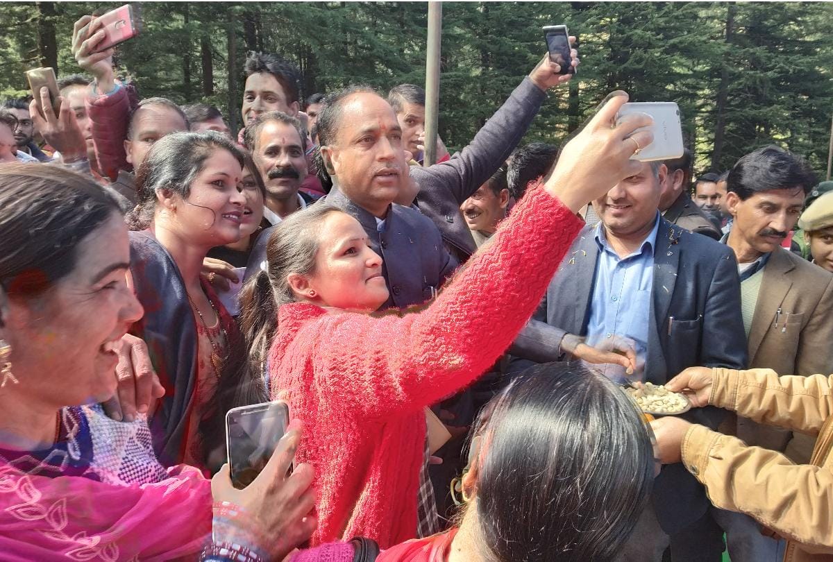 cm jairam thakur in mandi Siraj Himachal Pradesh first herbal village in DheemKataru