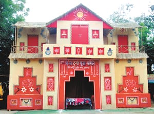 Vaishno devi in belha, view of maiher dham