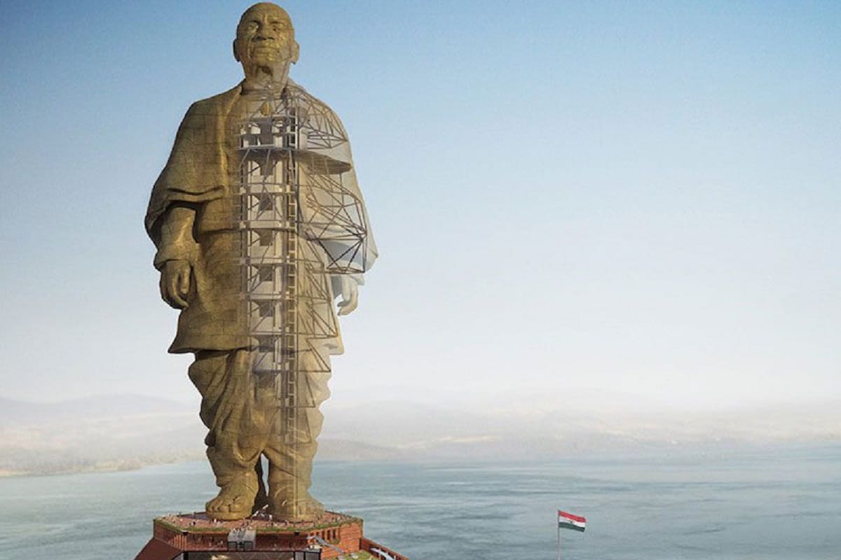 american architect propose name of ram sutar for statue of unity, it is made in china