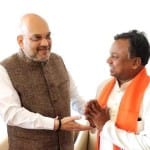 रमन सिंह और अमित शाह की मौजूदगी में रामदयाल उइके भाजपा में शामिल