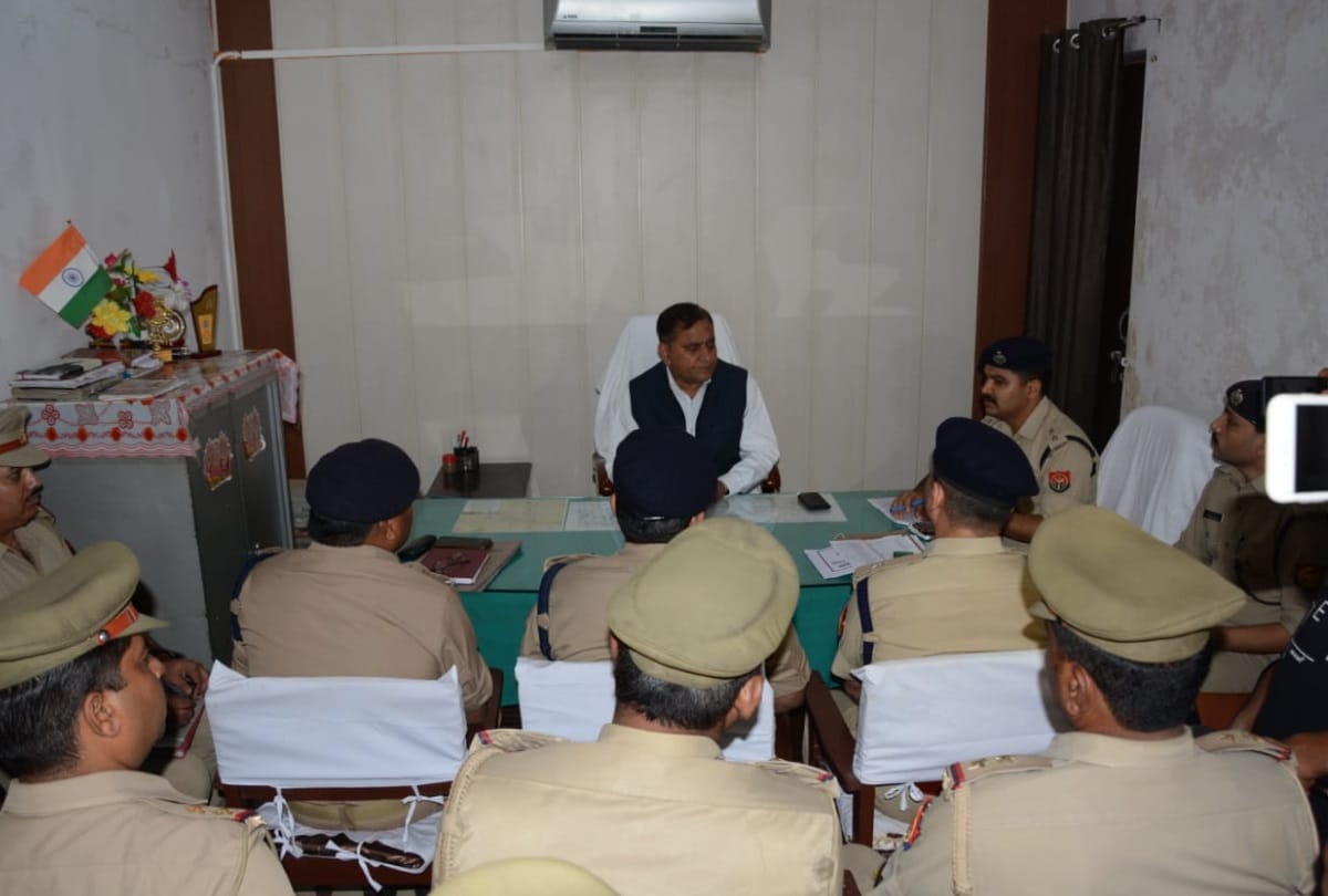 late night dgp inspection of lucknow city
