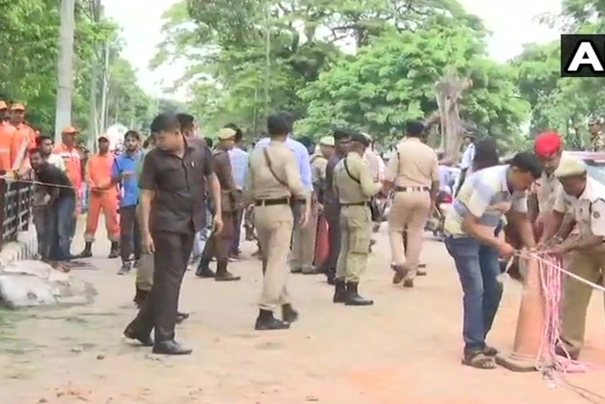 Four people injured in an explosion near Shukleshwar Ghat in Guwahati