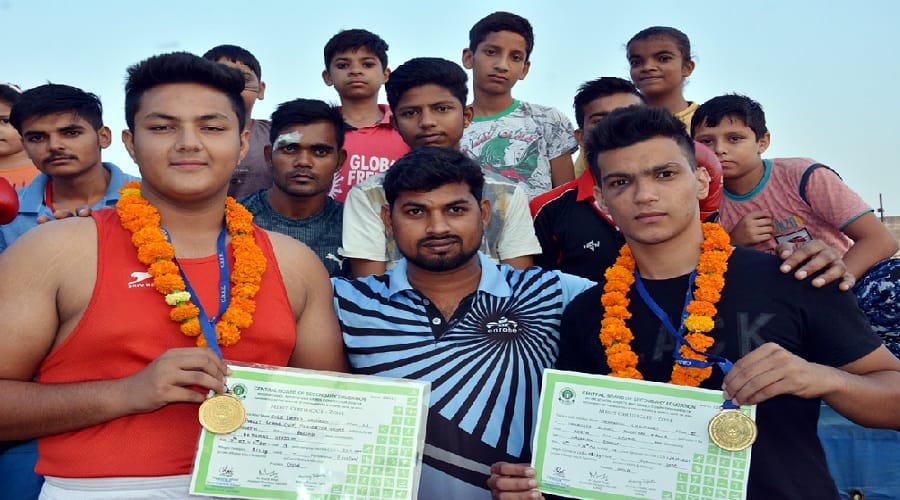 CBSE Boxing Championships Shayad Ertja won gold medal