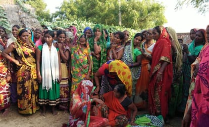 Woman murder with sharp weapons in ghazipur