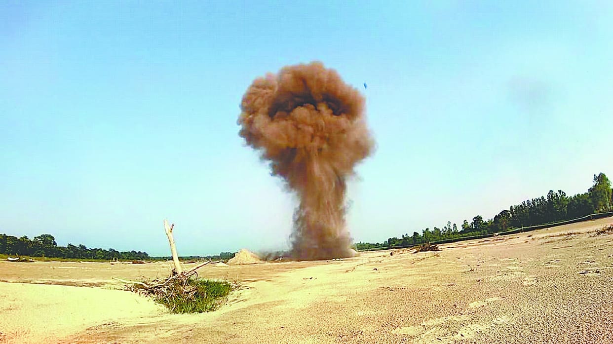 Operation 555 patrampur : 220 messile disposed
