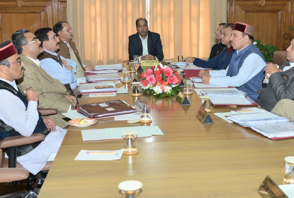 himachal cabinet meeting decisions held on 20 november