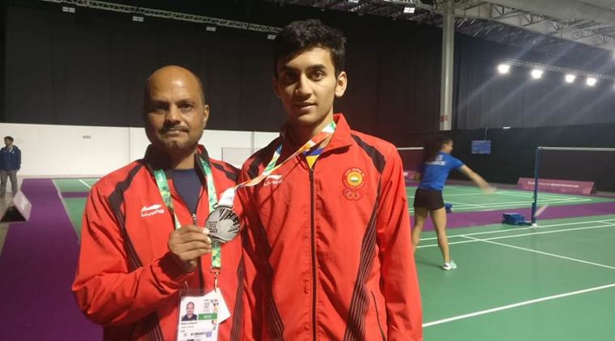 lakshya sen settles for silver in youth olympics 2018