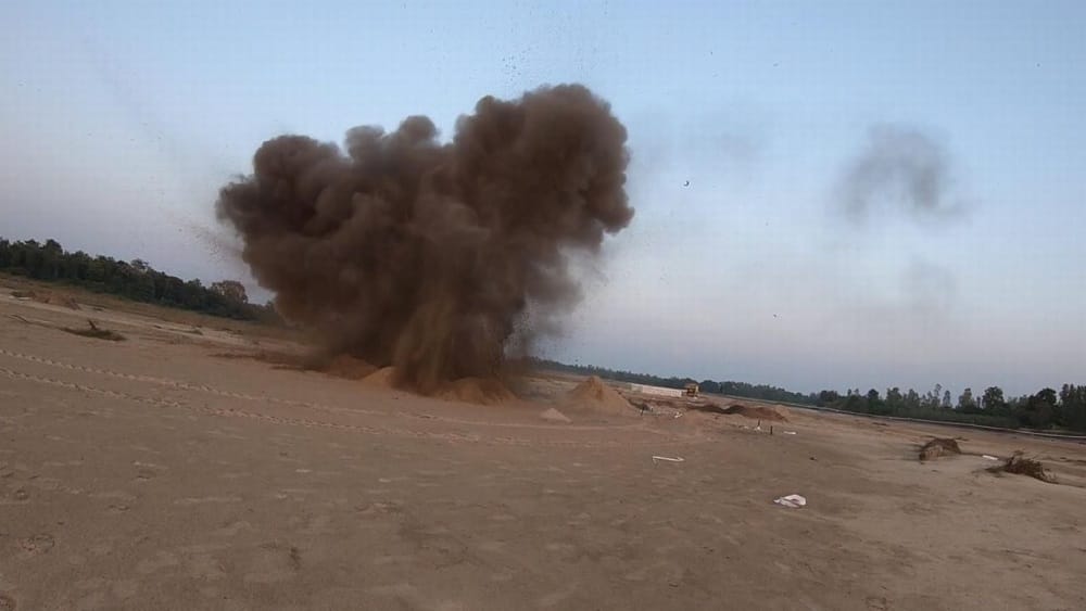operation 555 patrampur 10 mortar shell destroyed