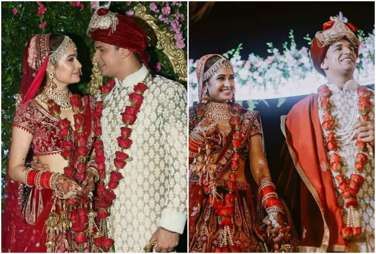 Yuvika Chaudhary and Prince Narula after wedding rituals video