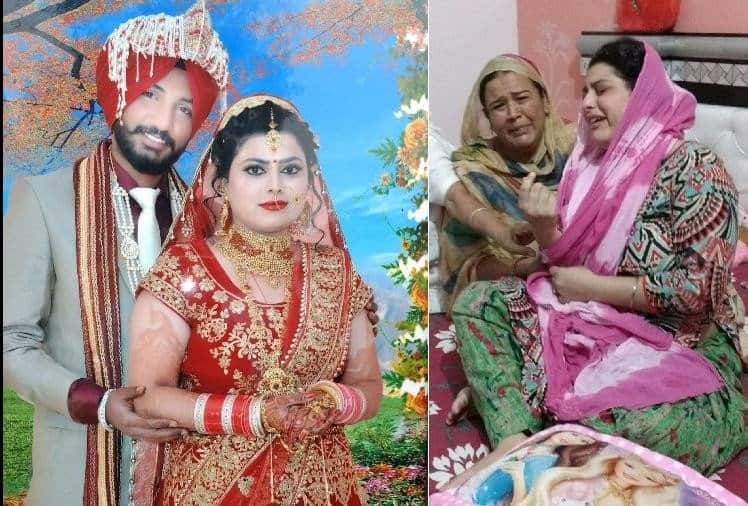Indian Army Soldier Vikramjeet Singh Wife Harpreet Give Birth to Baby Boy