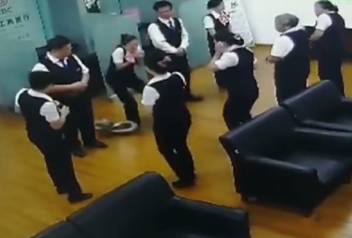 When the Out snake in bank area, Staff Fright
