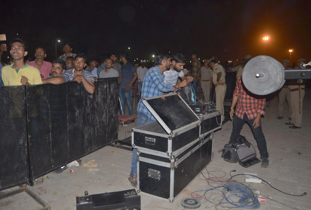 live concert of sapna chaudhary was cancel in lucknow