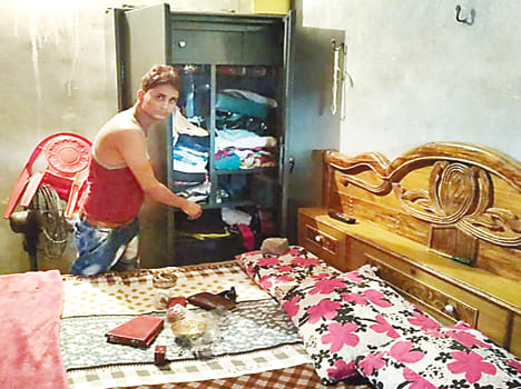 Thousands of goods destroyed by the thieves