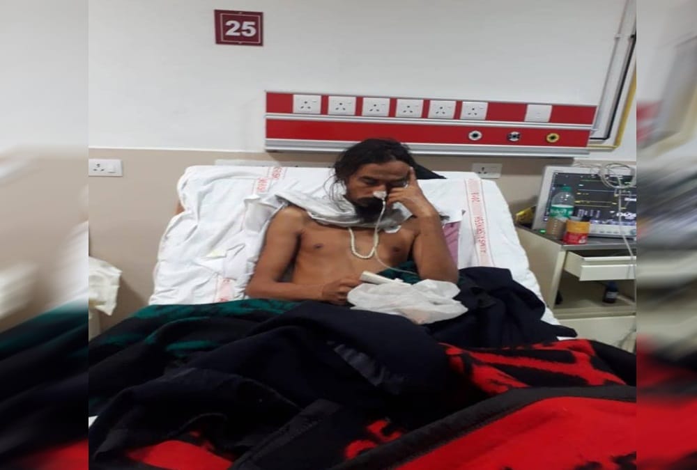 Saint Gopal Das Admitted in pgi chandigarh again after refer to aiims rishikesh
