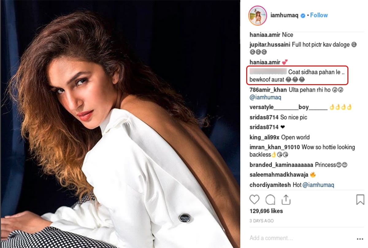 Huma Qureshi troll badly for flaunting her back