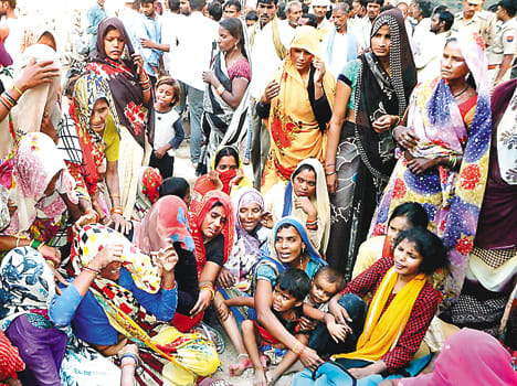 Killing of youth in protest against harvesting of crops